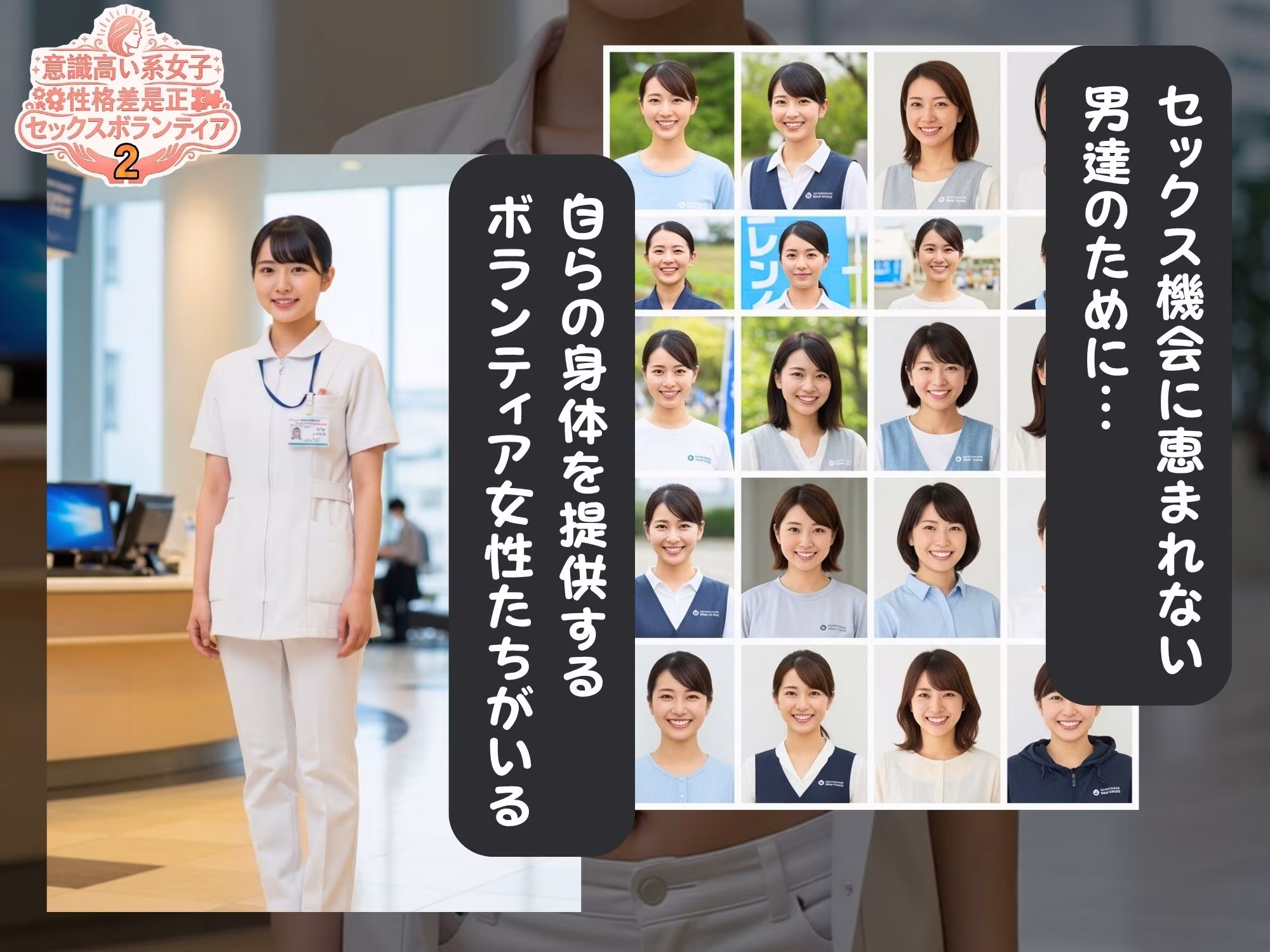 意識高い系女子  性格差是正  セックスボランティア2