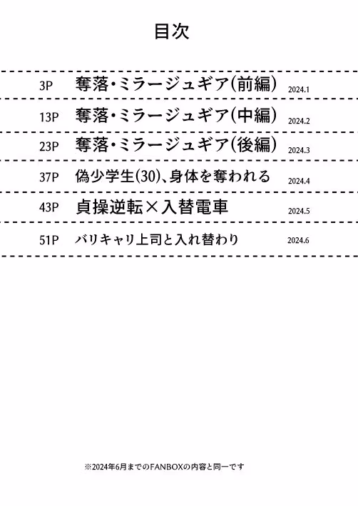 入れ替わり漫画詰め合わせ箱3