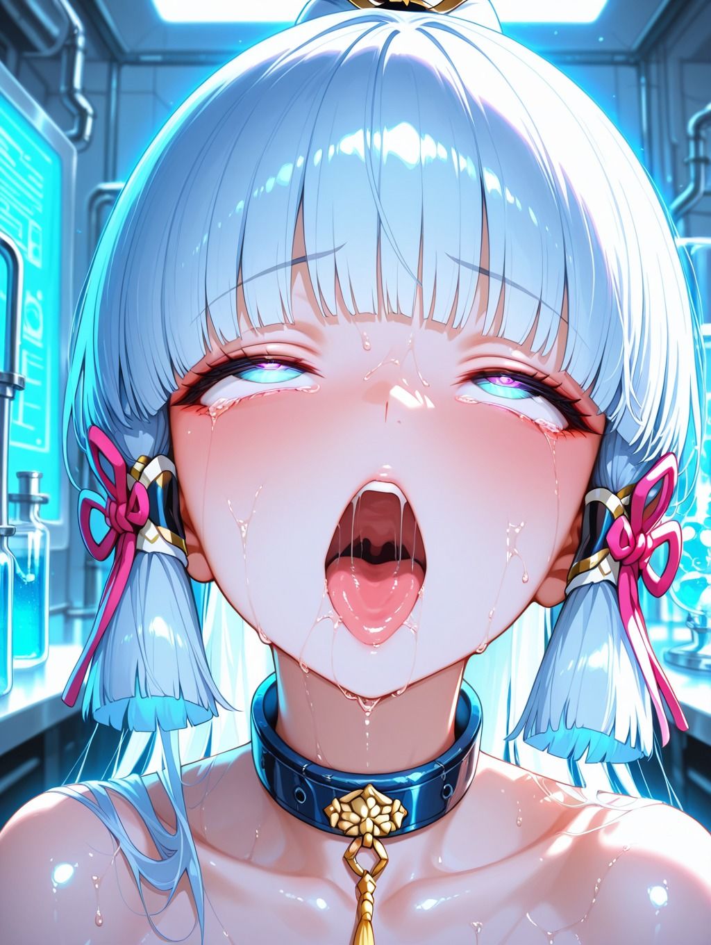 神○綾華が研究所で人体改造される（ふたなり・妊娠）