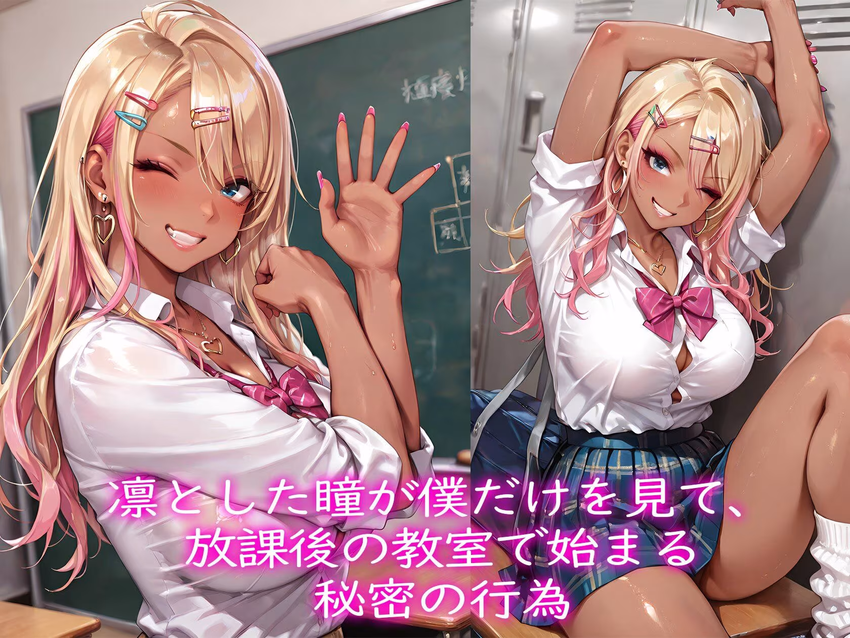 僕だけに優しいクラスの黒ギャル