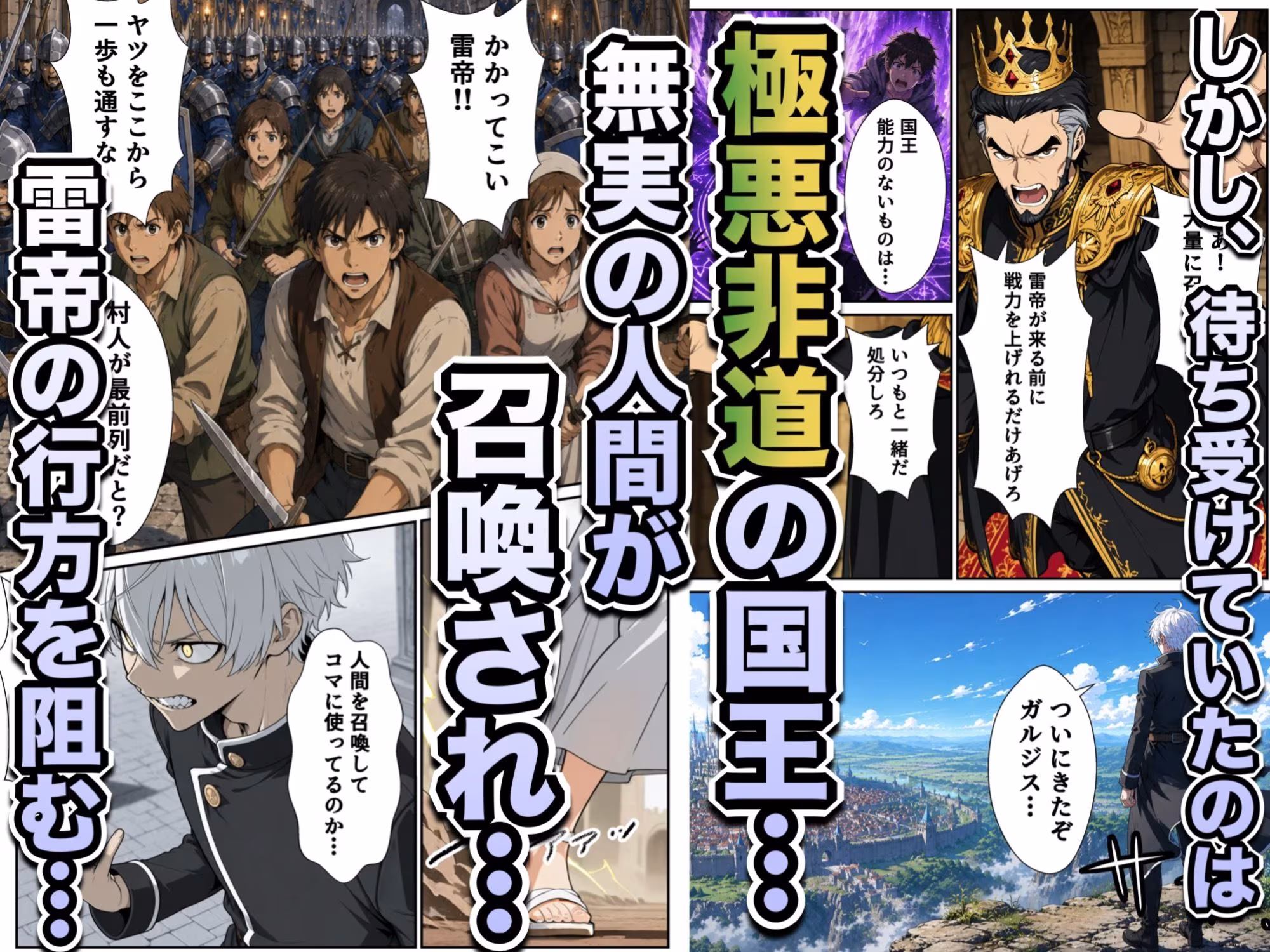 異世界召喚された最弱の雷魔法使い、体術で無双しまくり国へ復讐し、女全員を性奴●にした話2