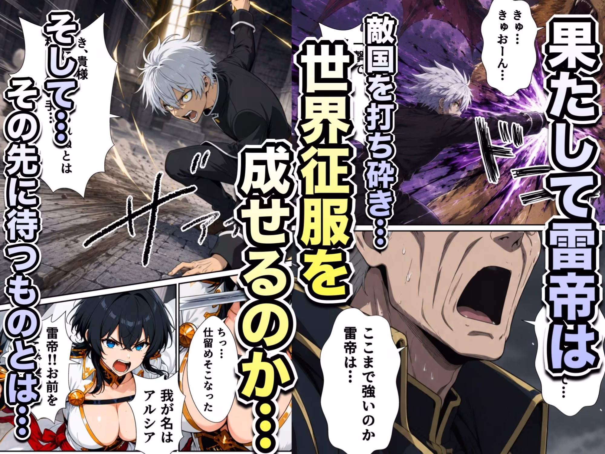 異世界召喚された最弱の雷魔法使い、体術で無双しまくり国へ復讐し、女全員を性奴●にした話2