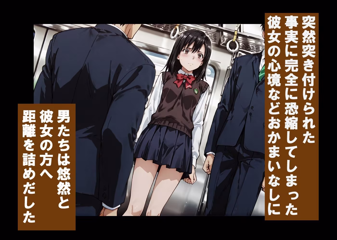 黒髪〇〇〇〇ゆかの痴●体験記  （テキスト付きエロCG集）