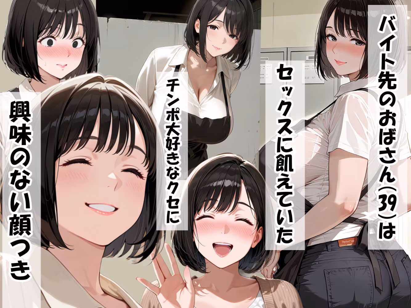 バイト先の人妻（39歳）をお持ち帰りして、 久しぶりのチンポに、本能ムキ出しで中出し懇願してきた（笑）