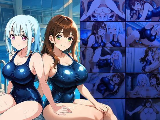 爆乳スク水姉妹が顧問教師と淫らな特別トレーニング【4K】