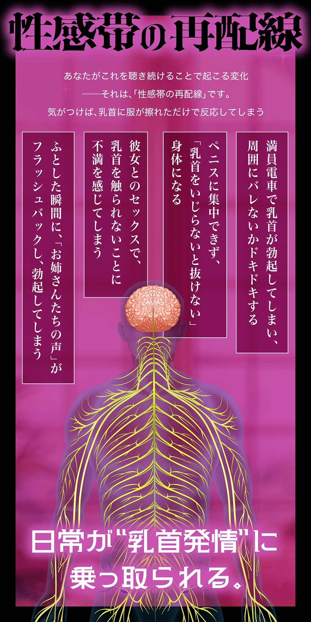 メス喘ぎが止まらない！『寸止め』乳首開発──気持ちよすぎて、‘男’が壊れる──