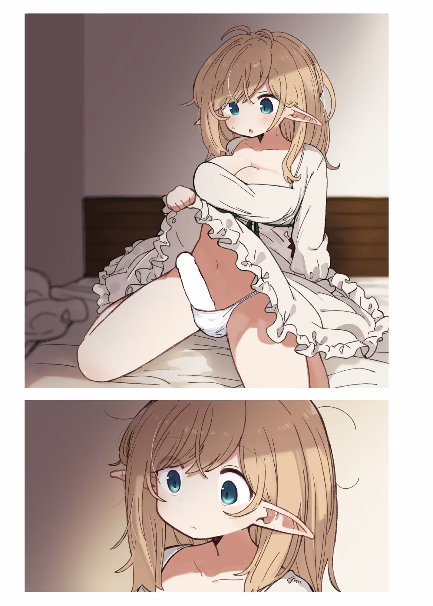 エルフと悪い薬。