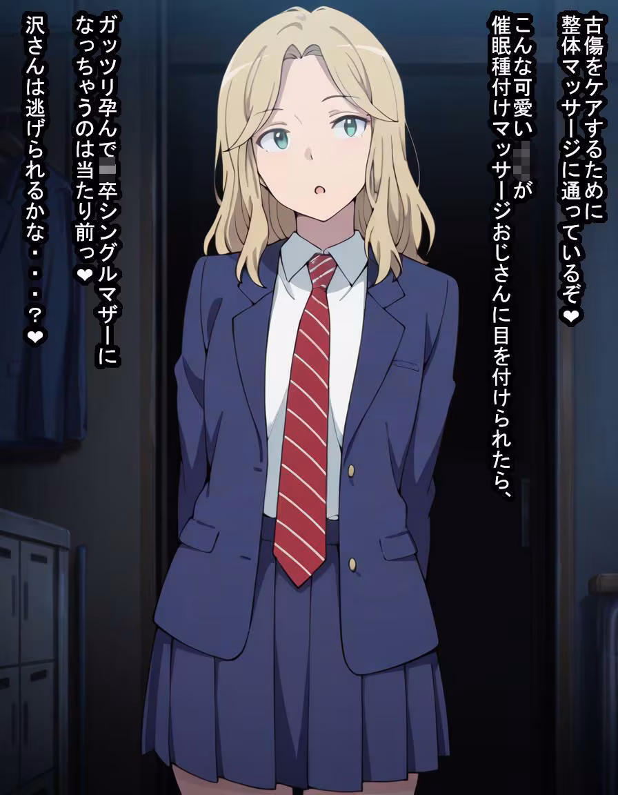 大切なチームメイトの沢弥〇さんが悪徳マッサージおじさんに脳も子宮も支配されてたっぷり種付けされる話