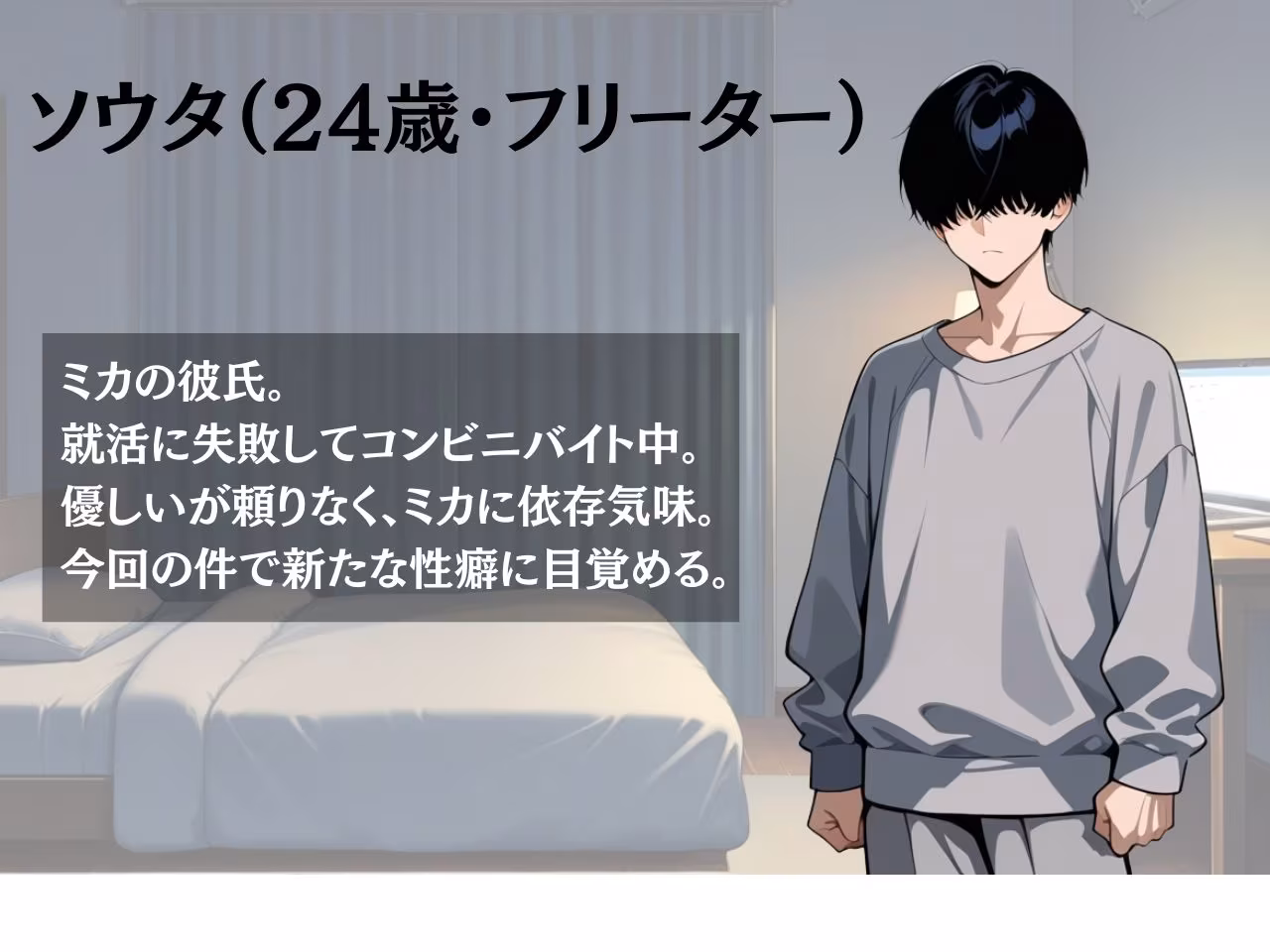ギャルNTR〜彼女が上司に堕ちるまで〜課長に触れられる度にソウタの顔が遠くなる