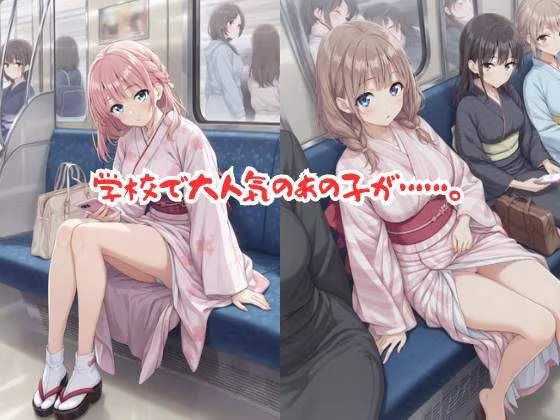 【496P】学校で大人気の茶道部がキモイおじさん達の標的に…痴○電車編