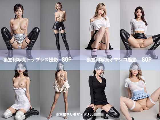 新人モデルのオマンコ図鑑〜業界の闇 関係者向け裏宣材写真撮影風景