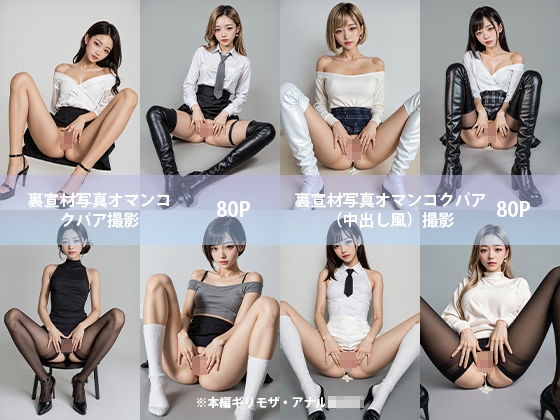 新人モデルのオマンコ図鑑〜業界の闇 関係者向け裏宣材写真撮影風景