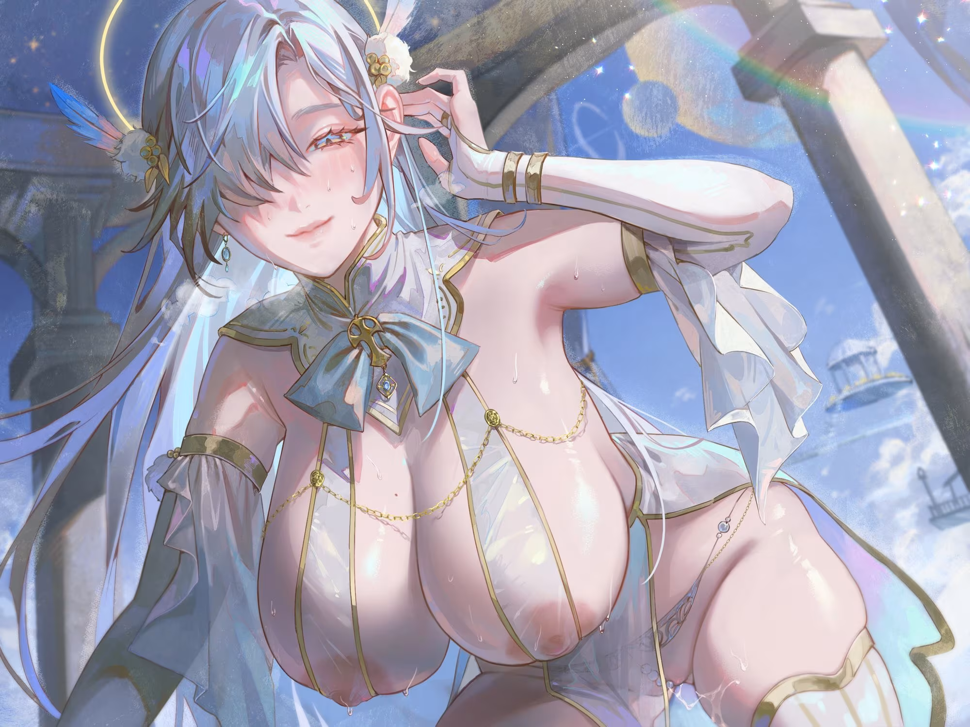 【圧倒的ヒロイン優位】女神性欲解放 〜甘々ガチ恋×無声オホ×種付け交尾〜