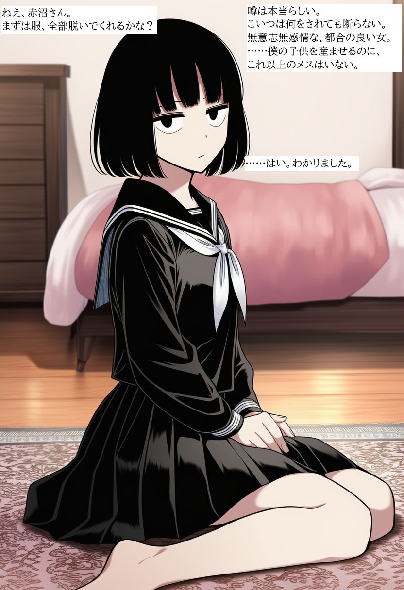 無表情・無感情な同級生に無責任中出ししまくって孕ませてみた。