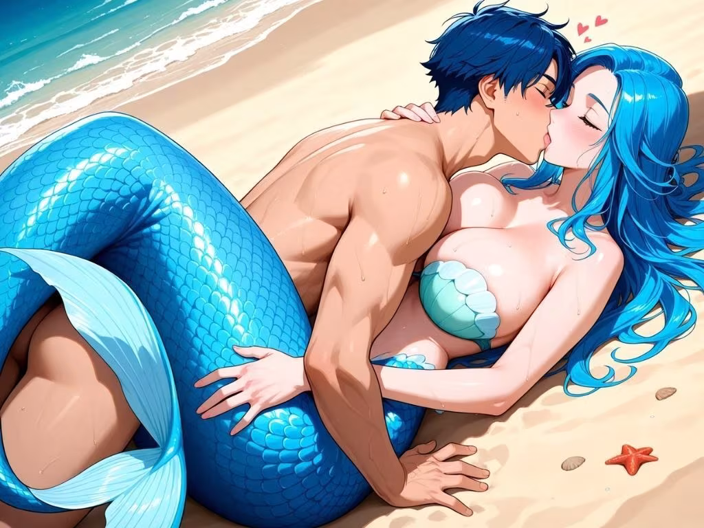 人魚のお姫様で、ひとぬきっ