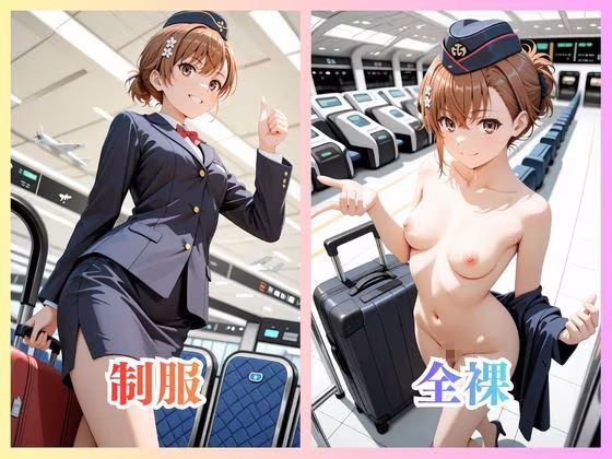 御〇美琴さん 空港での本当の姿！