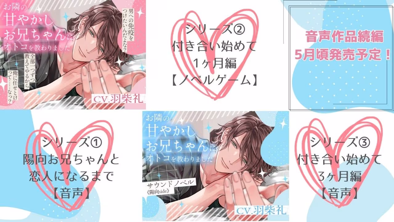 音声版＋おまけ動画【GoodENDルート】お隣の甘やかしお兄ちゃんにオトコを教わりました〜サウンドノベル《陽向side》〜