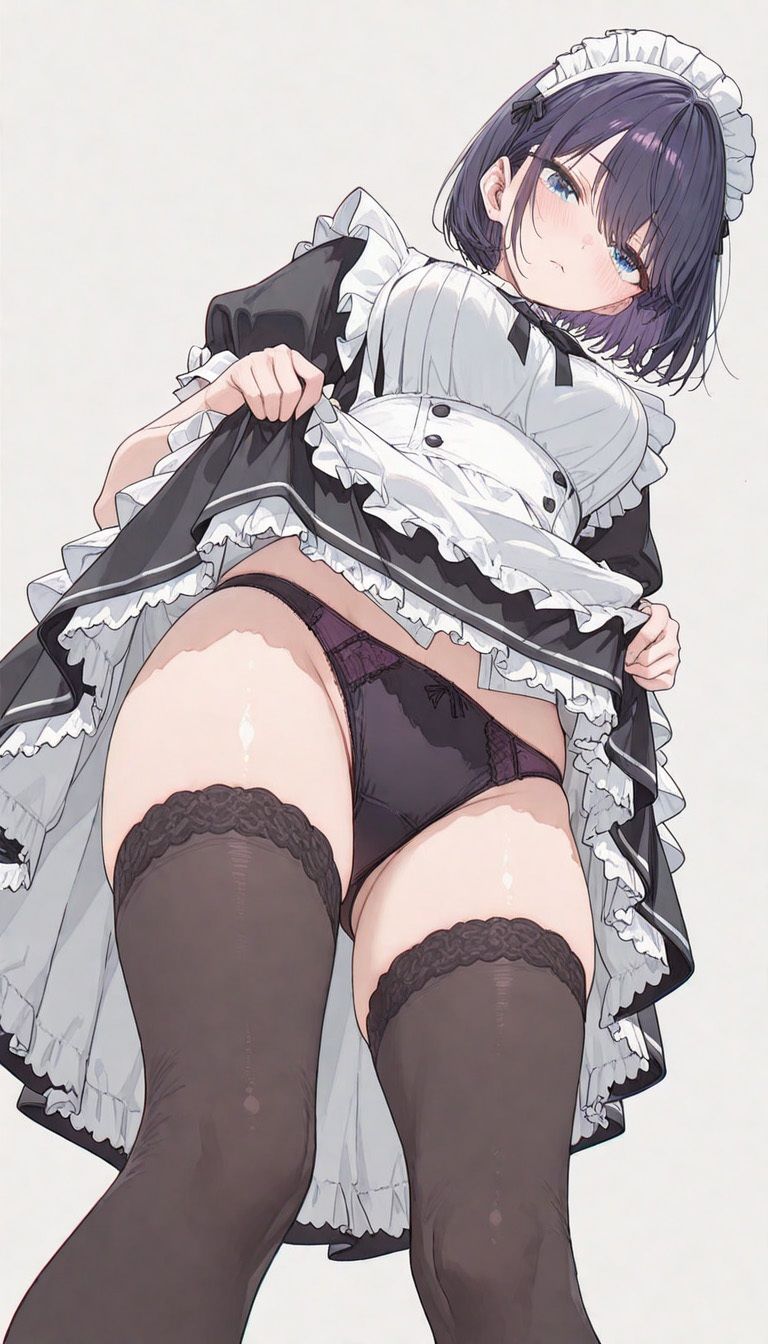 紫髪メイドのご奉仕H（500枚）