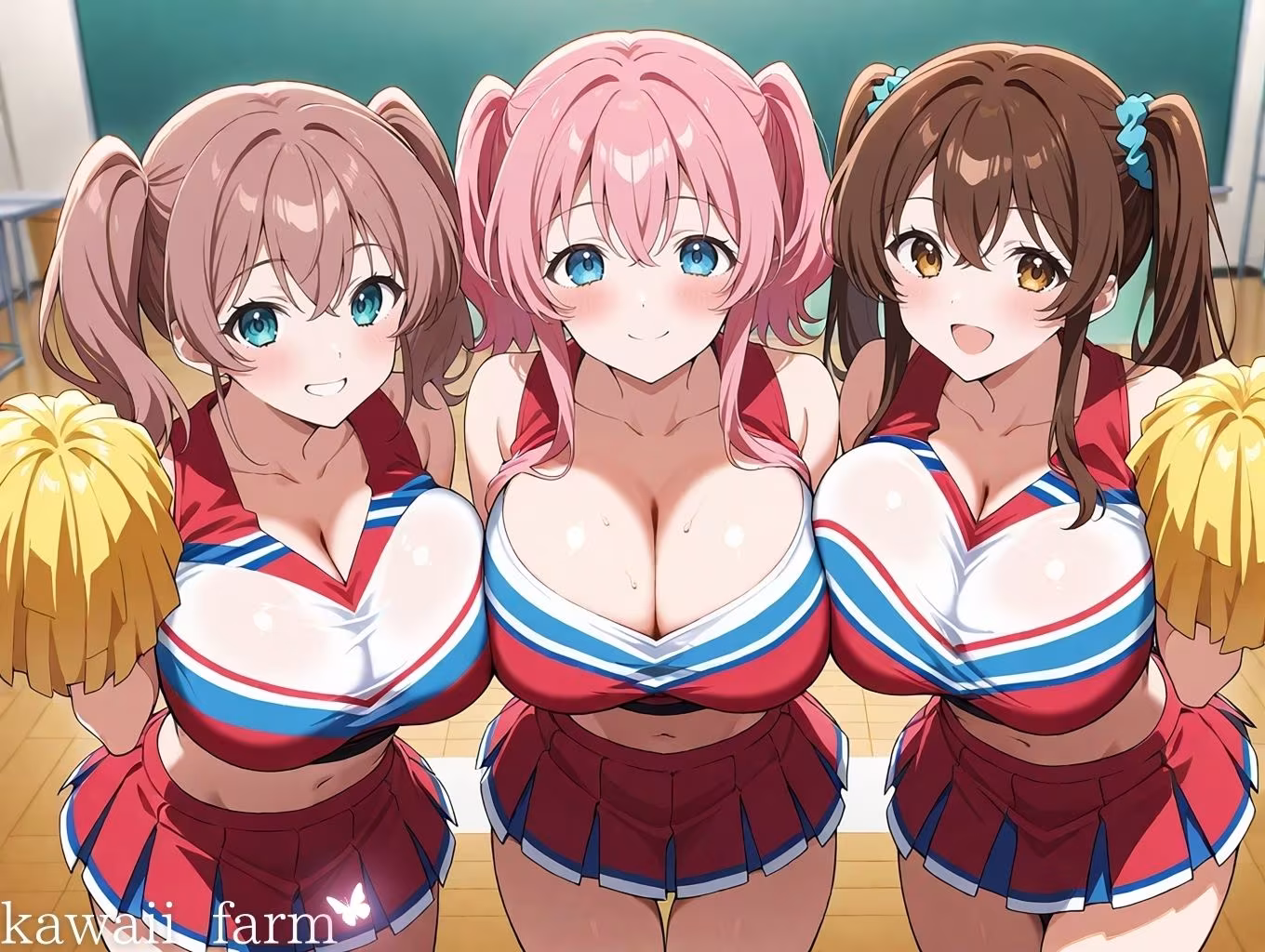 爆乳まみれ チアガールver.
