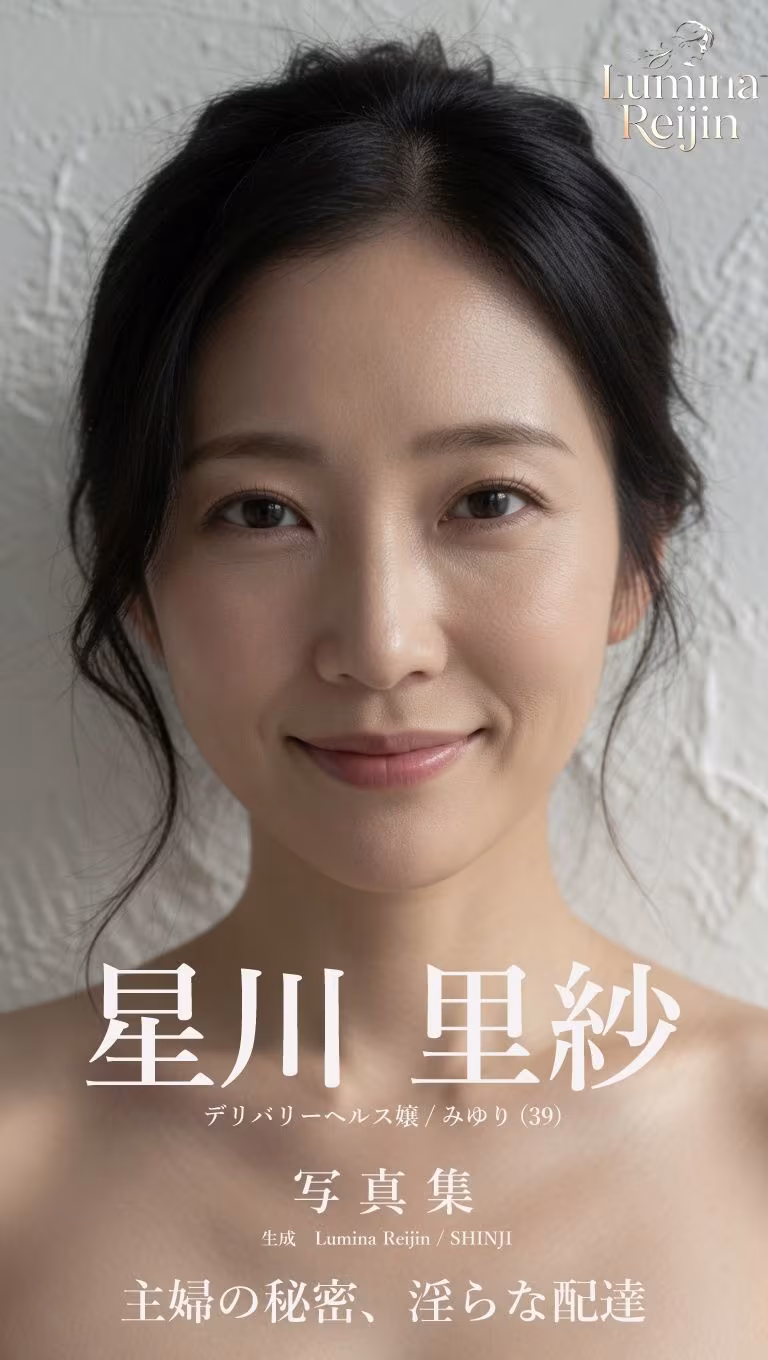 【Lumina Reijin】AI写真集 Vol.2 星川 里紗「主婦の秘密、淫らな配達」
