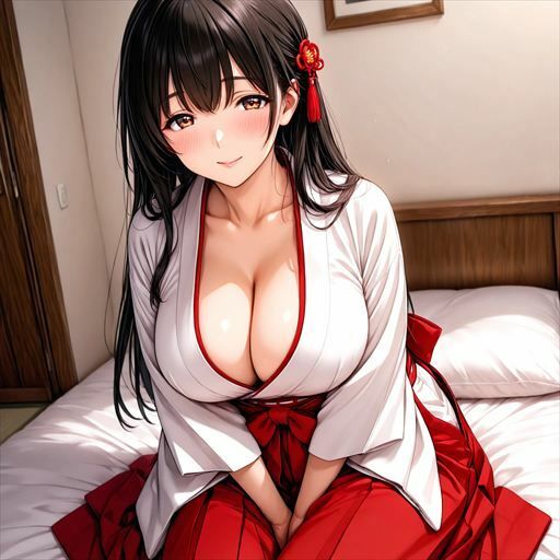 巨乳×巫女