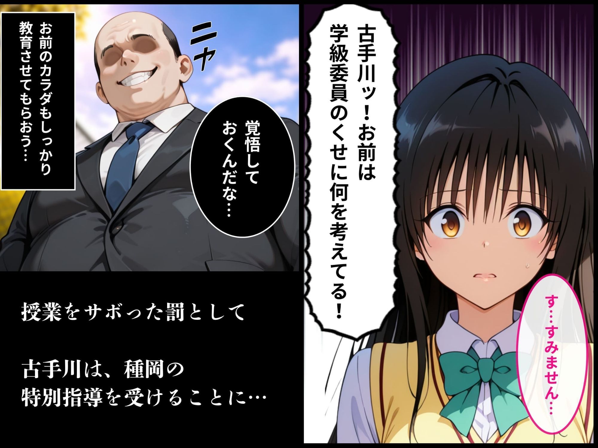 学級委員長 古手川 唯〜担任教師に犯●れる〜