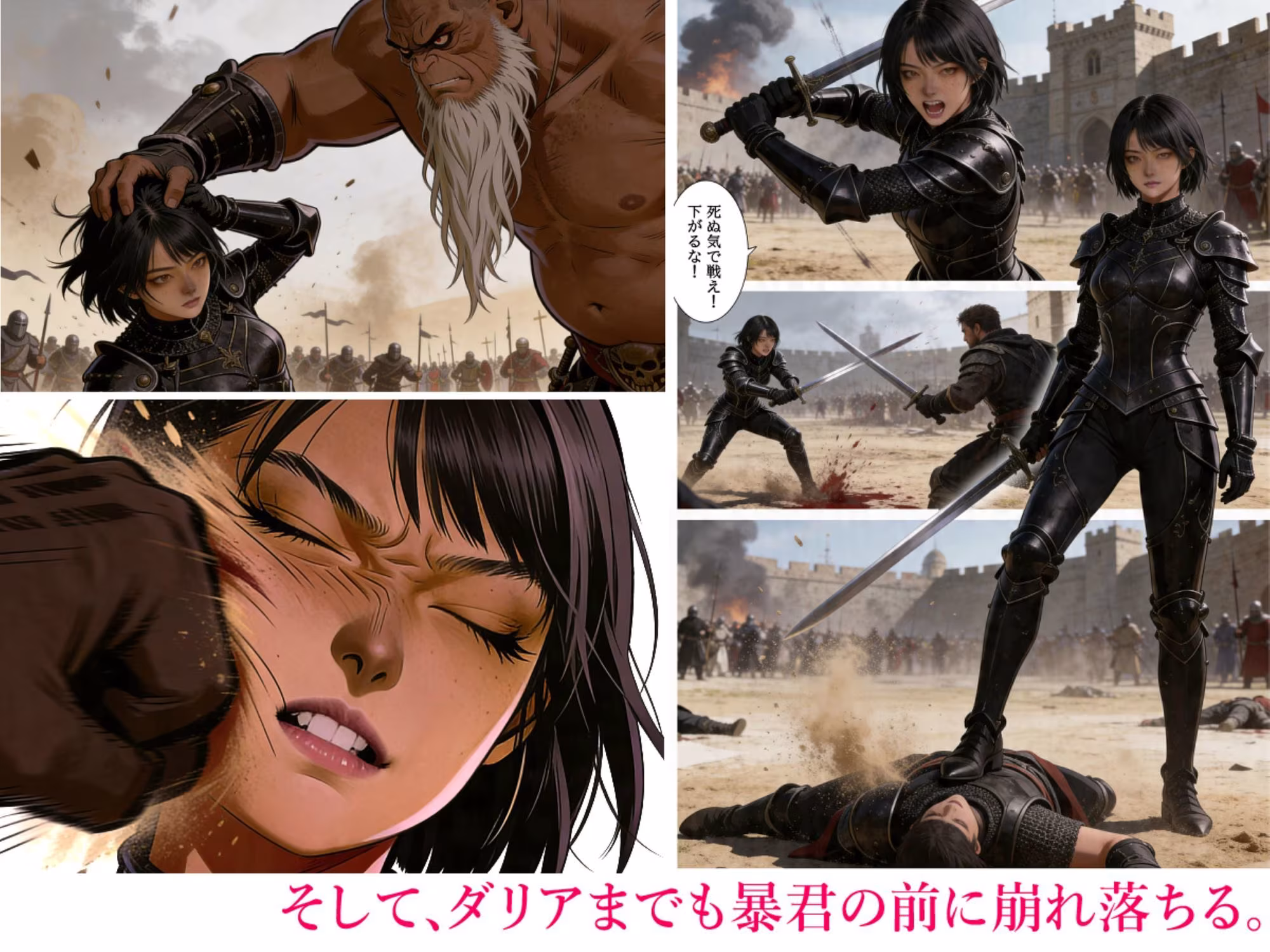 3戦姫、堕ちる
