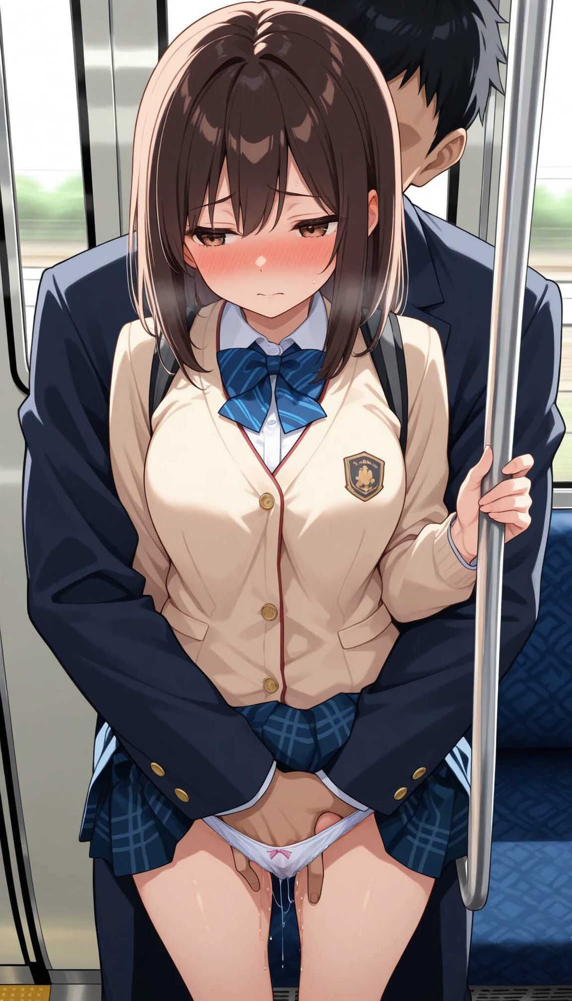 おさわりJK痴〇電車