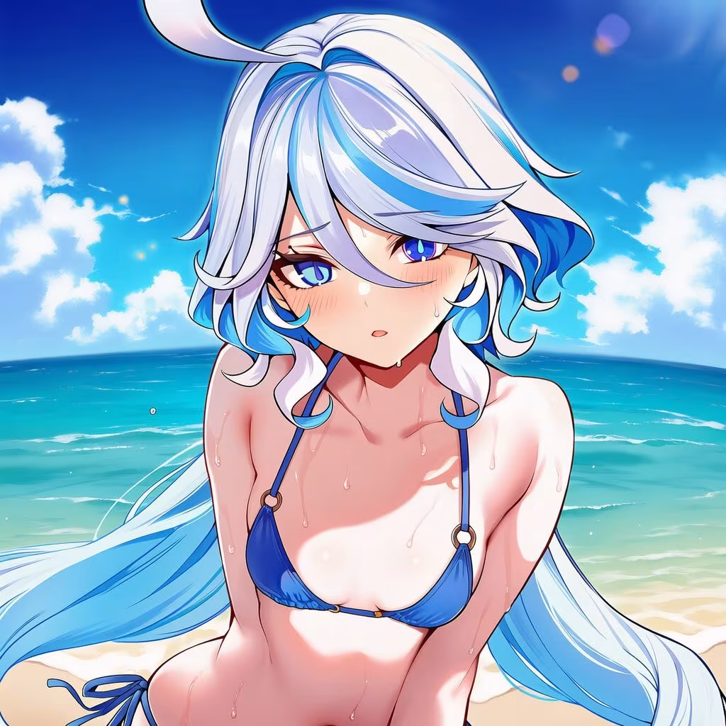 原◯ フ◯ーナ 水着グラビアイラスト集