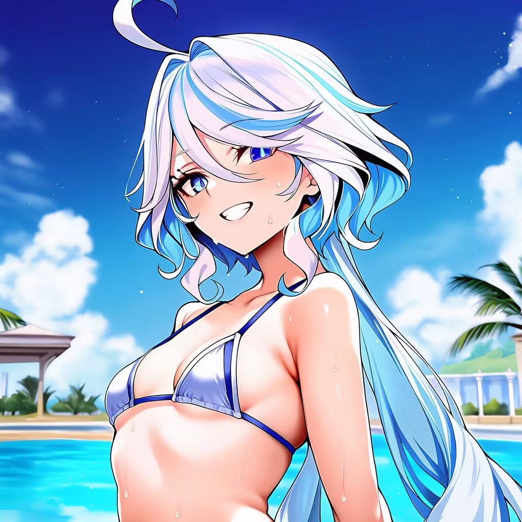 原◯ フ◯ーナ 水着グラビアイラスト集