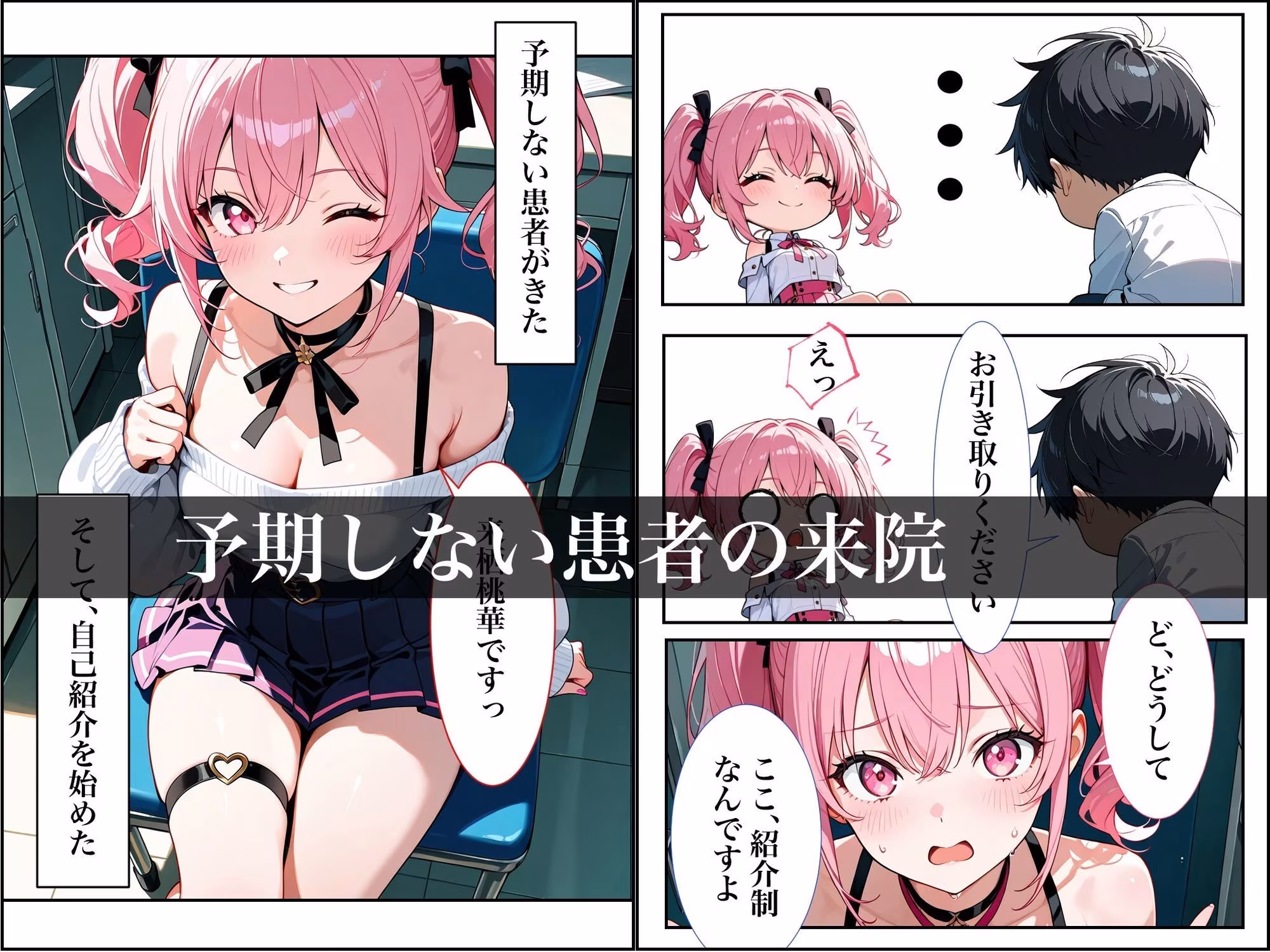 女の子が抱える悩みをいちゃラブSEXで解決する話  恥療室〜来栖桃華〜