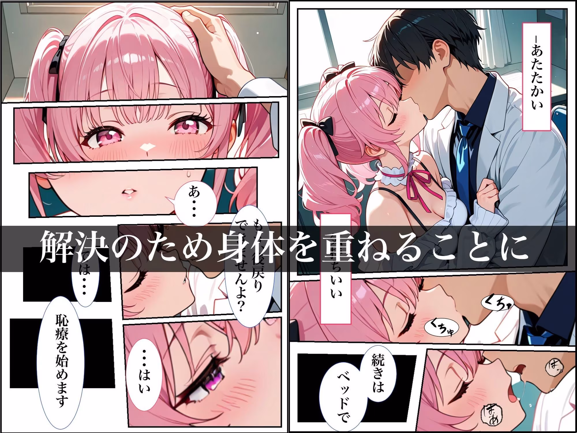 女の子が抱える悩みをいちゃラブSEXで解決する話  恥療室〜来栖桃華〜