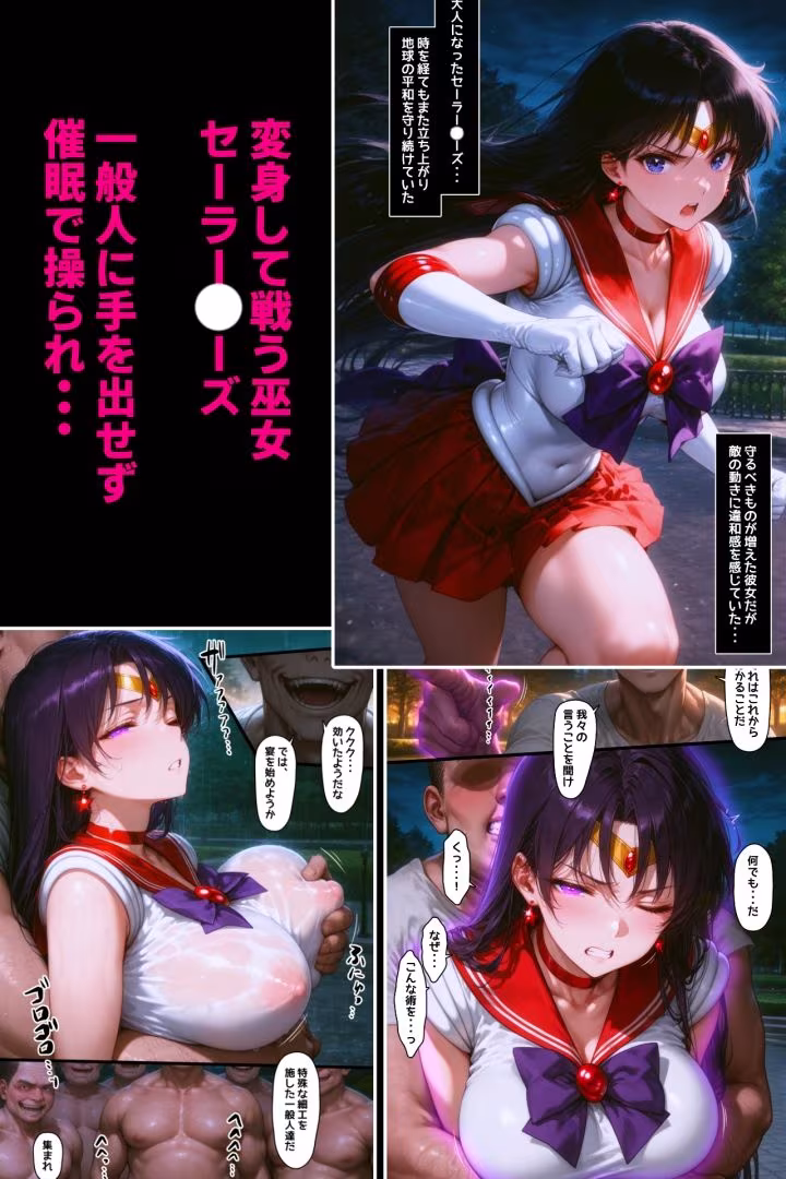 敗北の〇ーズ・汚らわしい男達に妊娠させられまくる経産婦戦士