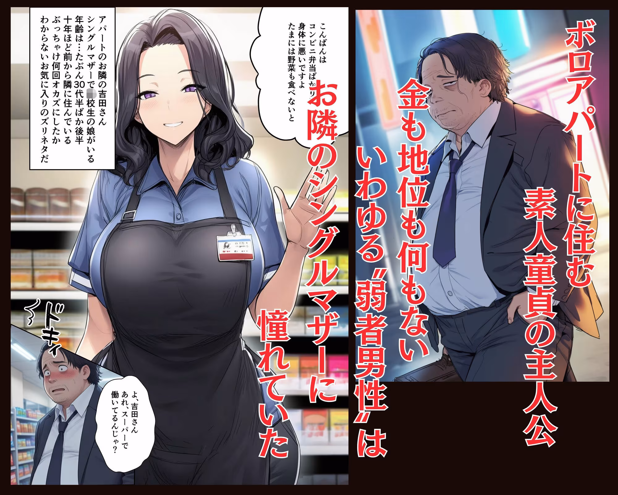 宝くじが当たったので貧困母娘買ってみた