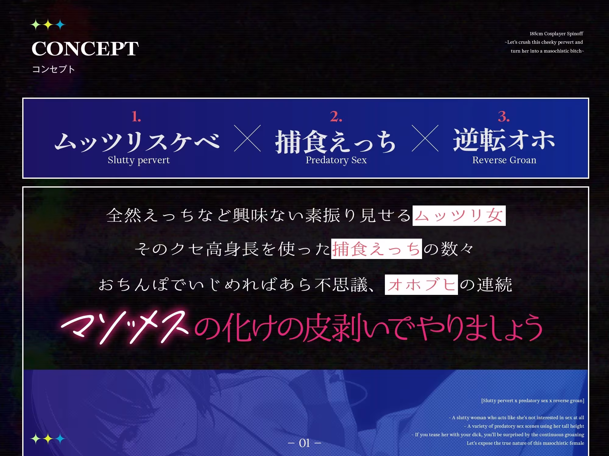 【長身女逆レ●プ→チン堕ち/ドスケベ事後差分イラスト】185cmコスプレイヤースピンオフ〜生意気なムッツリスケベはハメ潰してオホらせてマゾメスにしちまえ〜