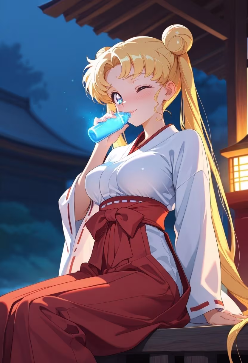 もしも。。。このキャラが巫女だったら〜月野う〇ぎ〜
