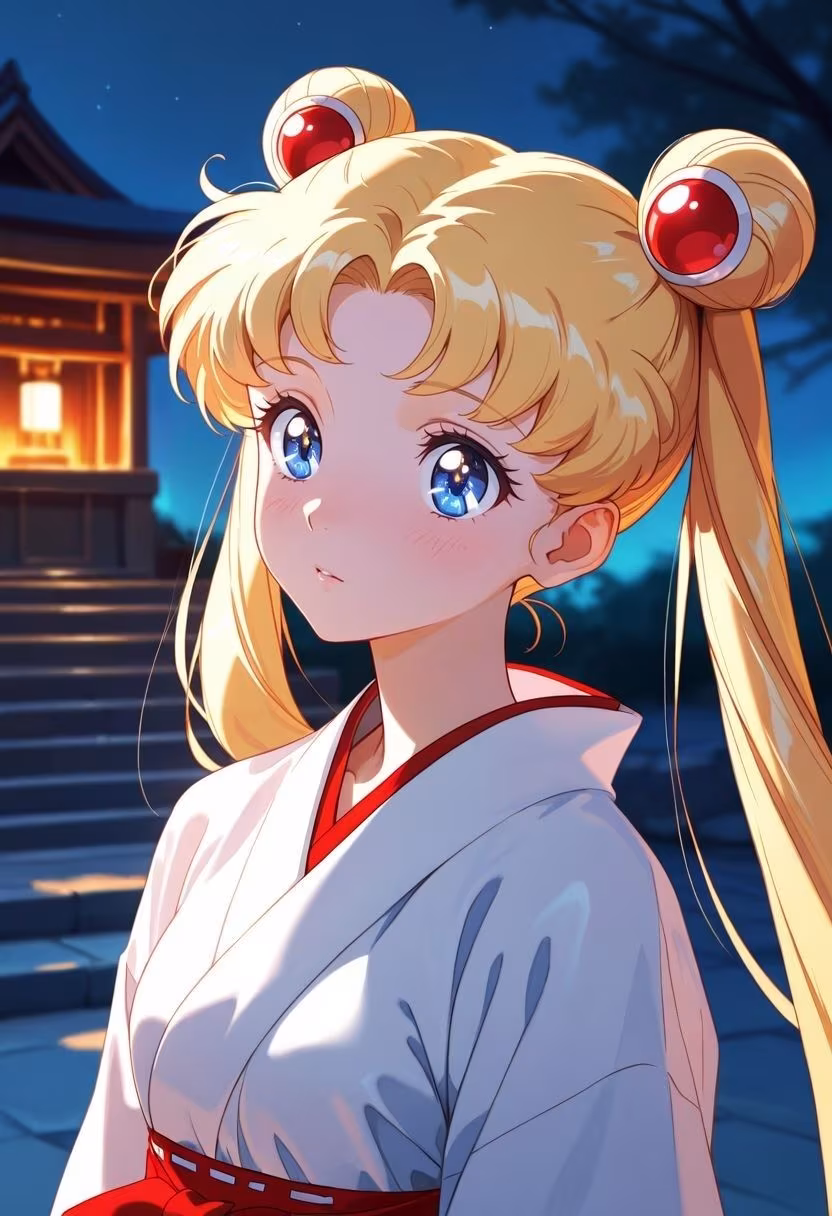 もしも。。。このキャラが巫女だったら〜月野う〇ぎ〜