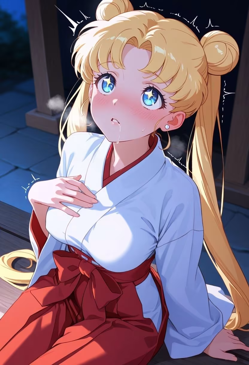 もしも。。。このキャラが巫女だったら〜月野う〇ぎ〜