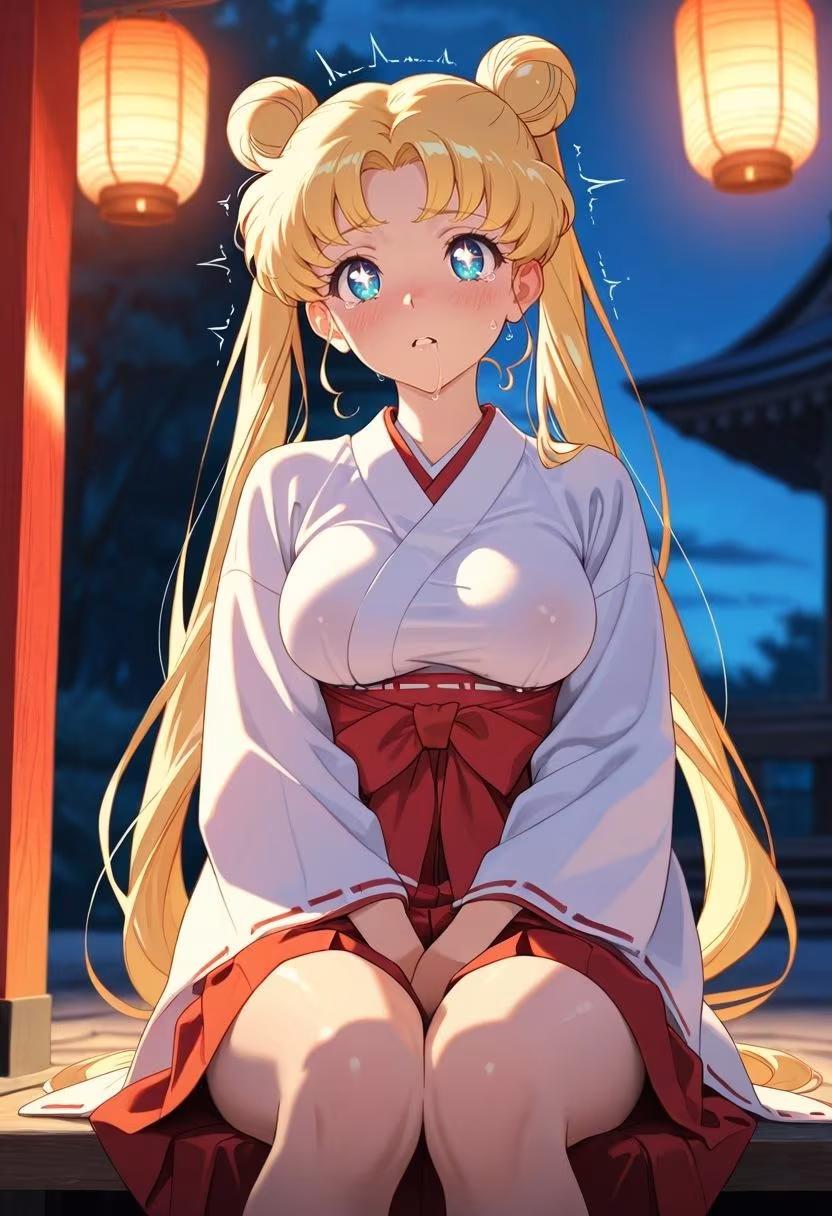 もしも。。。このキャラが巫女だったら〜月野う〇ぎ〜