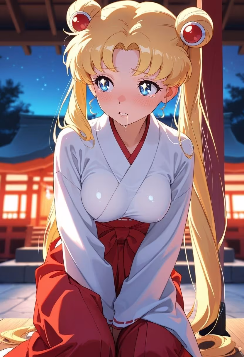 もしも。。。このキャラが巫女だったら〜月野う〇ぎ〜