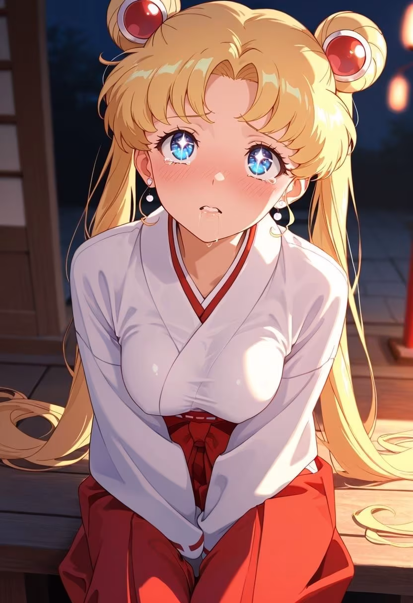 もしも。。。このキャラが巫女だったら〜月野う〇ぎ〜