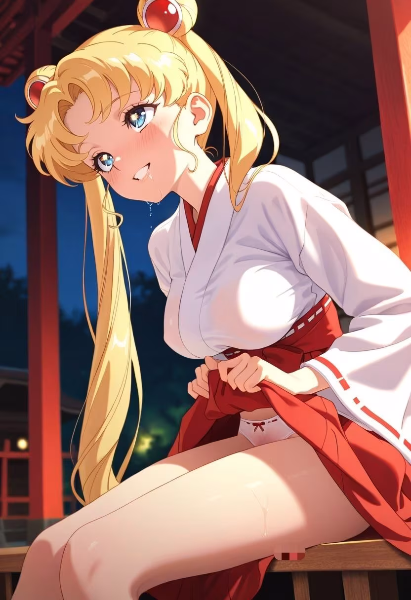 もしも。。。このキャラが巫女だったら〜月野う〇ぎ〜