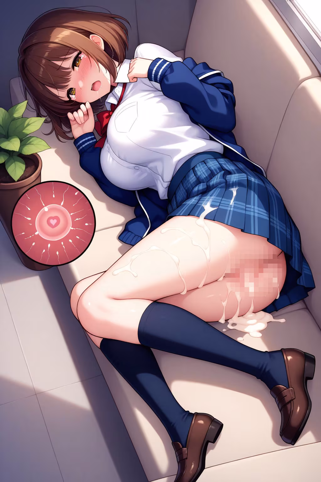 中出しされまくる美女JK